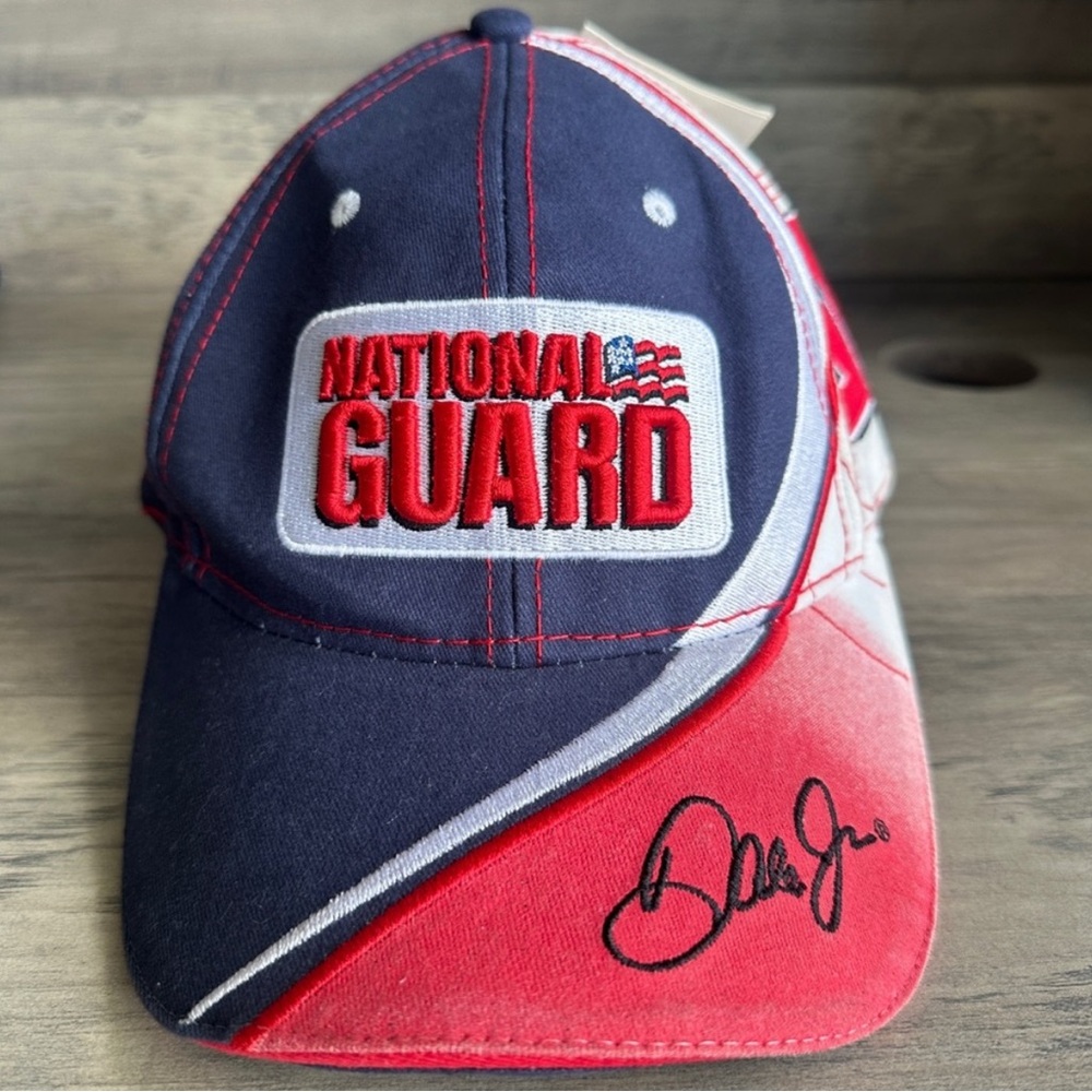 Dale Earnhardt Jr. Chase Authentic's “National Guard” NASCAR Cap New